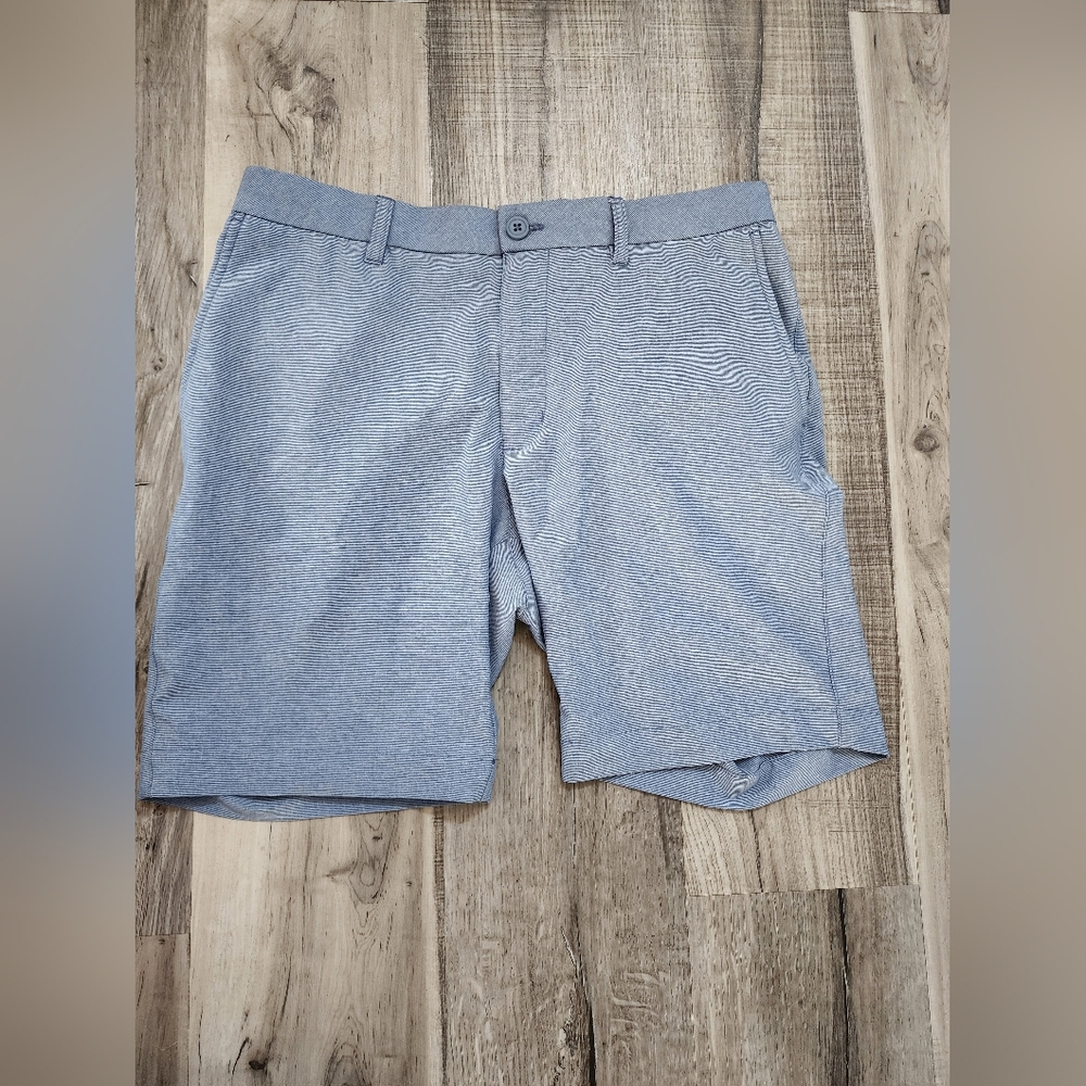 Roundtree & Yorke Light Blue Flat Front Men's Shorts